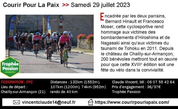 Courir pour la Paix 2023