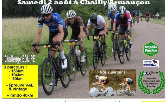 Flyer de la cyclosportive Courir pour la Paix 2025